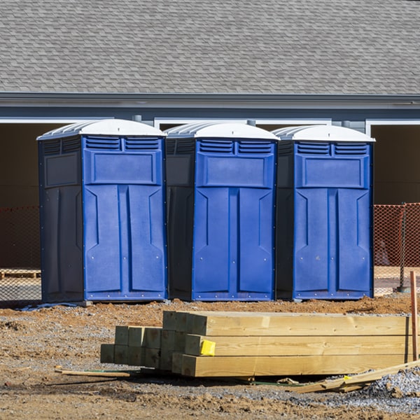 do you offer hand sanitizer dispensers inside the porta potties in Long Island Virginia